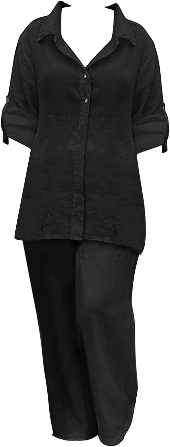 Timeless Leisure Outfit – Relaxed Fit Two-Piece Set | Soft Breathable Fabric