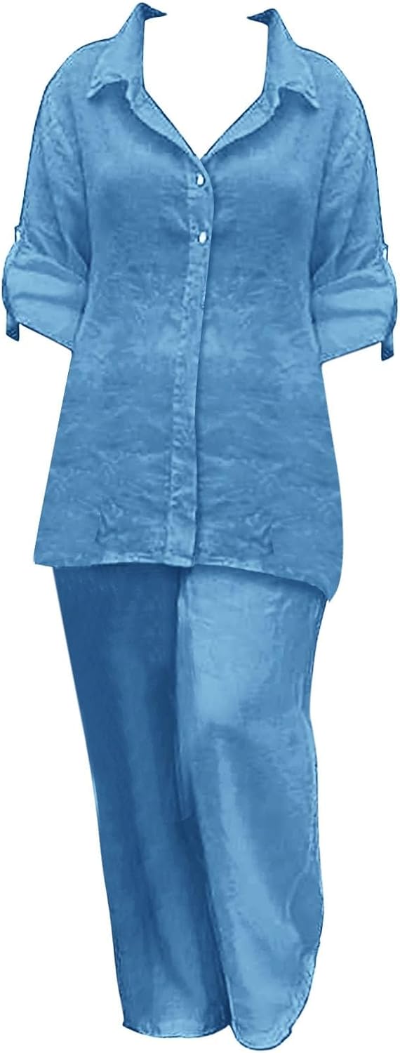 Timeless Leisure Outfit – Relaxed Fit Two-Piece Set | Soft Breathable Fabric