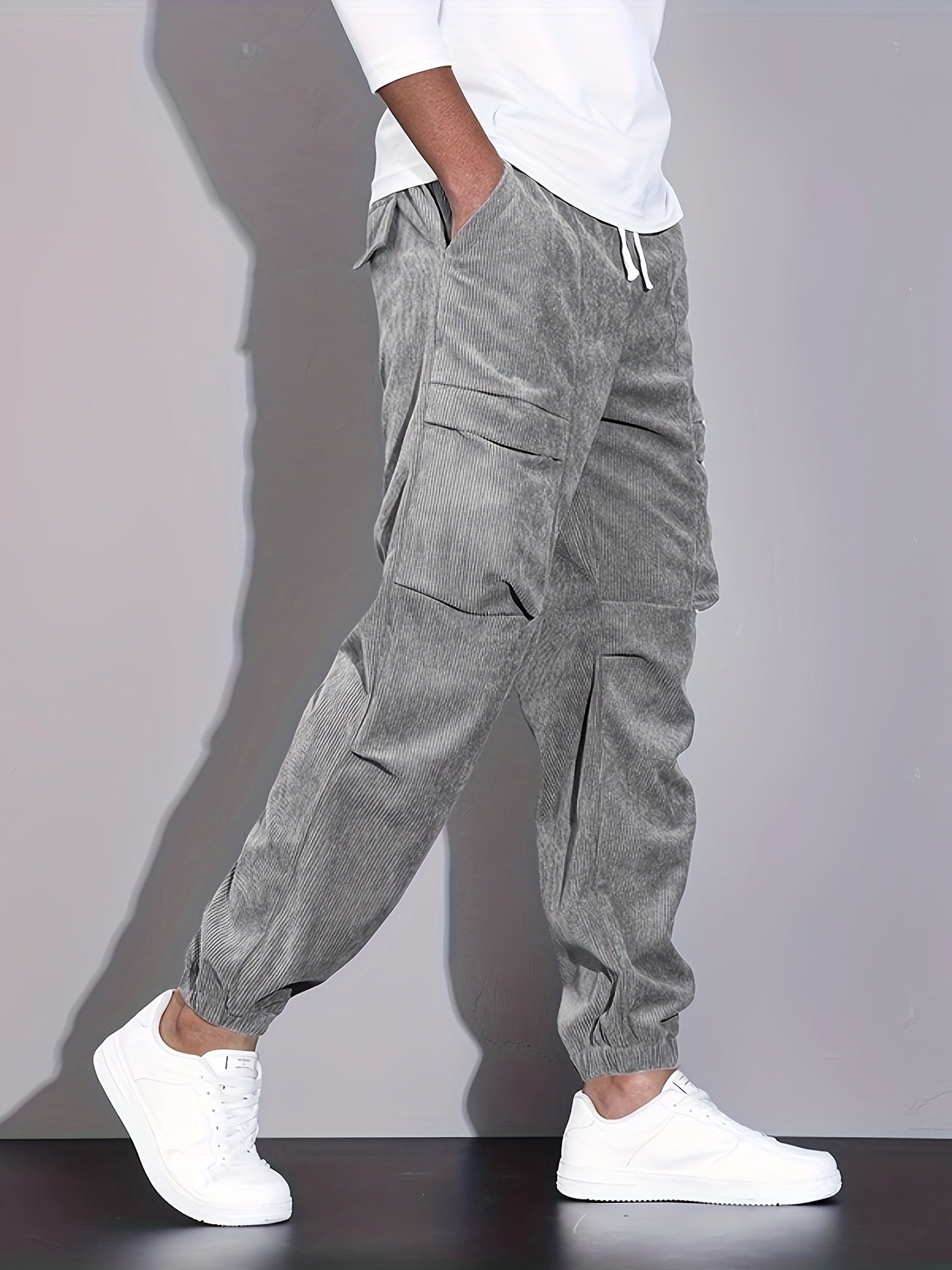 Cargo Pants – Men's Cargo Pants With Multiple Pockets | Adjustable Drawstring