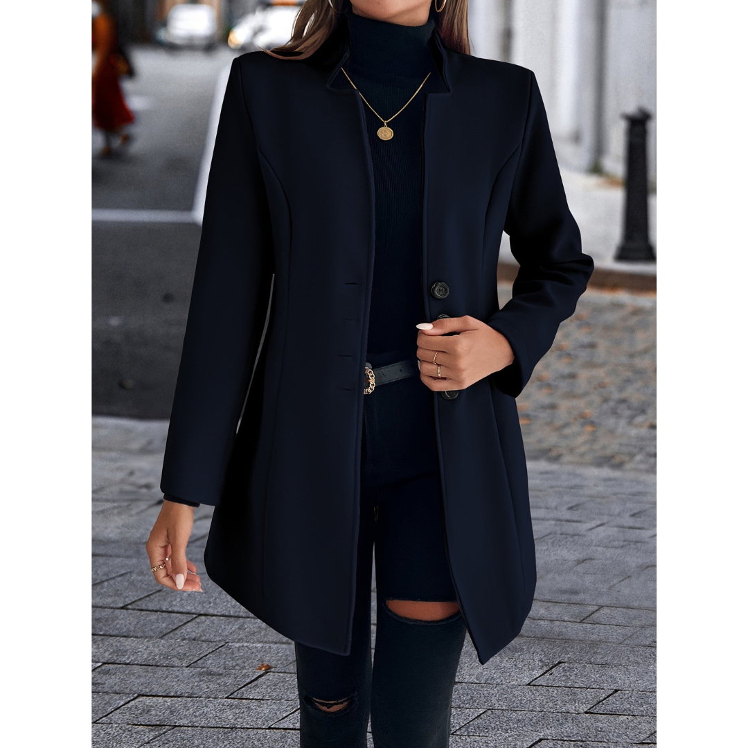 Women's Short Trench Coat – Classic Winter Trench Coat | Warm Cold Weather Jacket