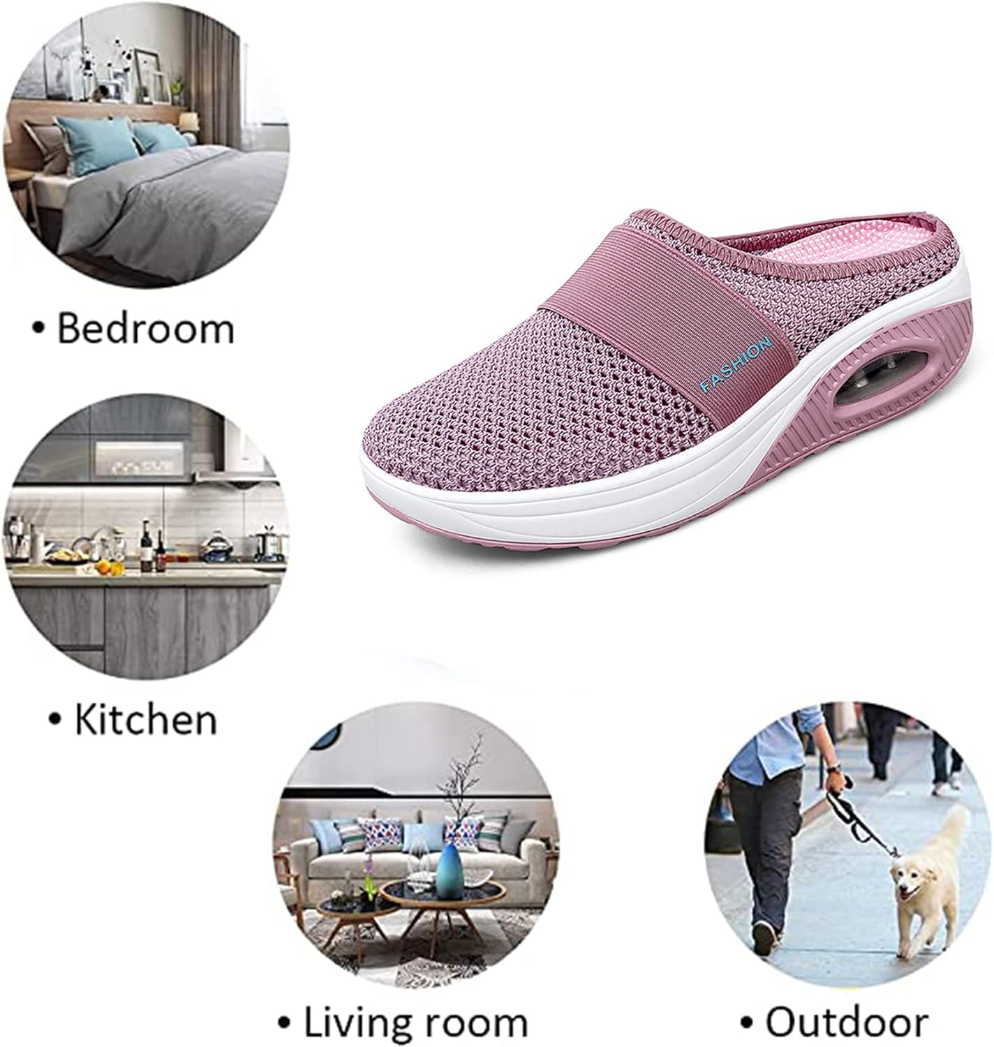 Mesh Slippers – Breathable Mesh Sandals With Cushioned Sole | Lightweight Casual Footwear