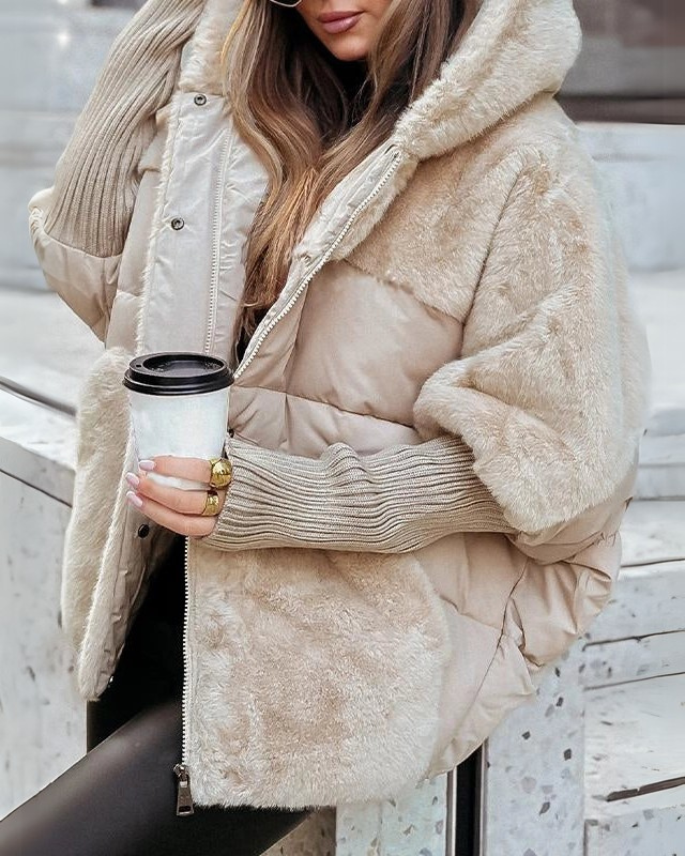 Hooded Thermal Jacket – Insulated Warm Winter Jacket With Cozy Hood & Tailored Fit