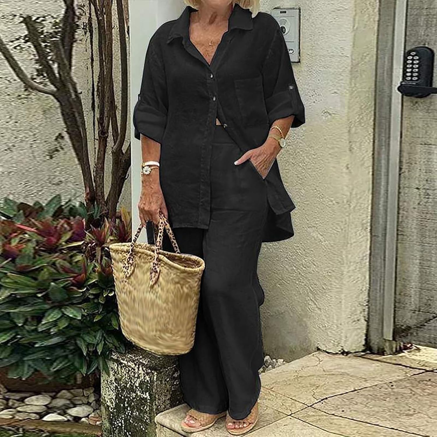 Timeless Leisure Outfit – Relaxed Fit Two-Piece Set | Soft Breathable Fabric