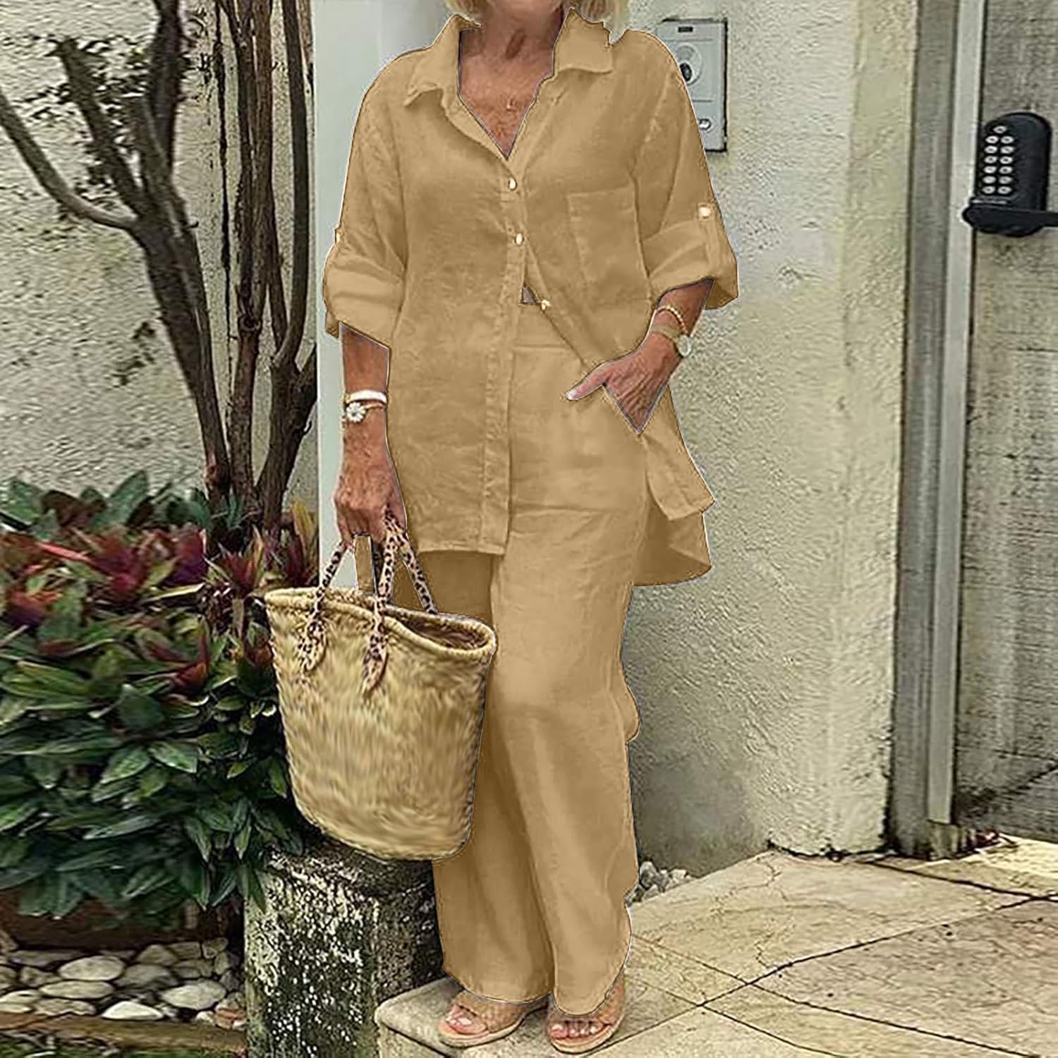 Timeless Leisure Outfit – Relaxed Fit Two-Piece Set | Soft Breathable Fabric