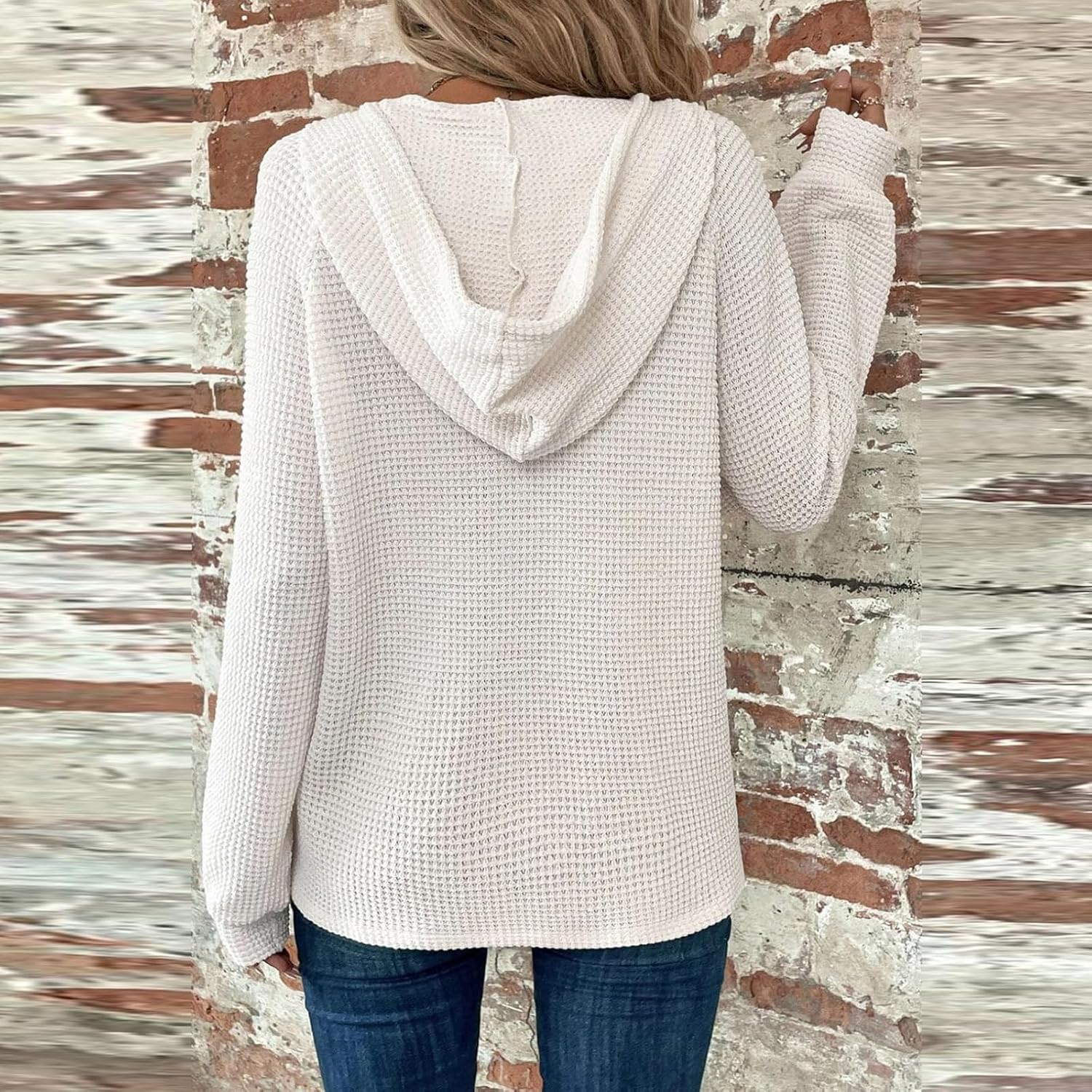 Oversized V-Neck Sweat | Relaxed Fit Sweatshirt For Women - Cozy Fall Clothing