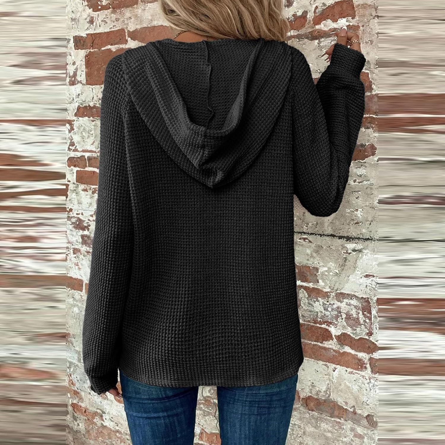 Oversized V-Neck Sweat | Relaxed Fit Sweatshirt For Women - Cozy Fall Clothing