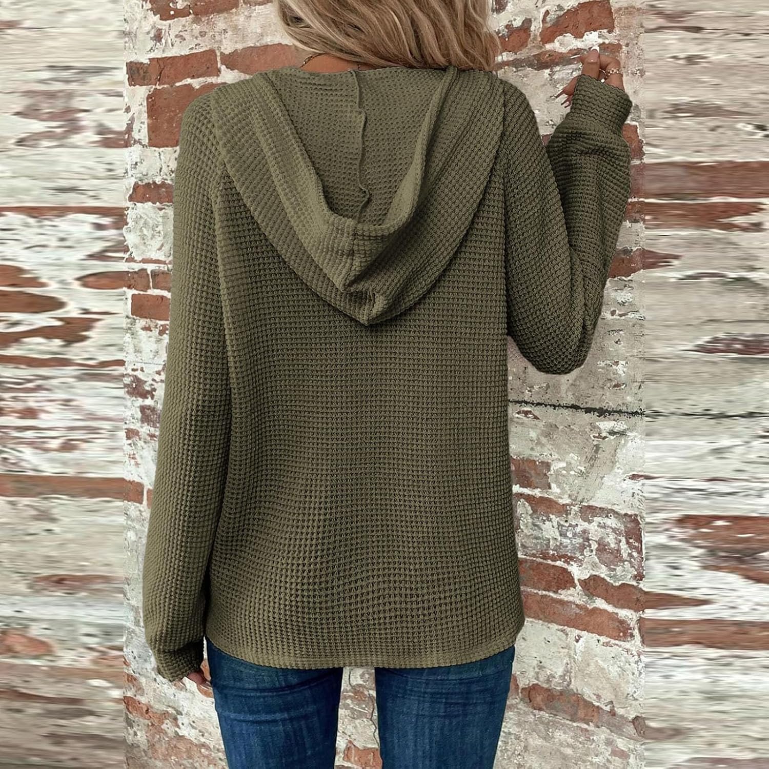 Oversized V-Neck Sweat | Relaxed Fit Sweatshirt For Women - Cozy Fall Clothing