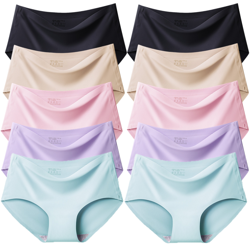 Calcinha Sem Costura Kit 10 Peças - Conforto Para o Dia Todo, Segunda Pele
