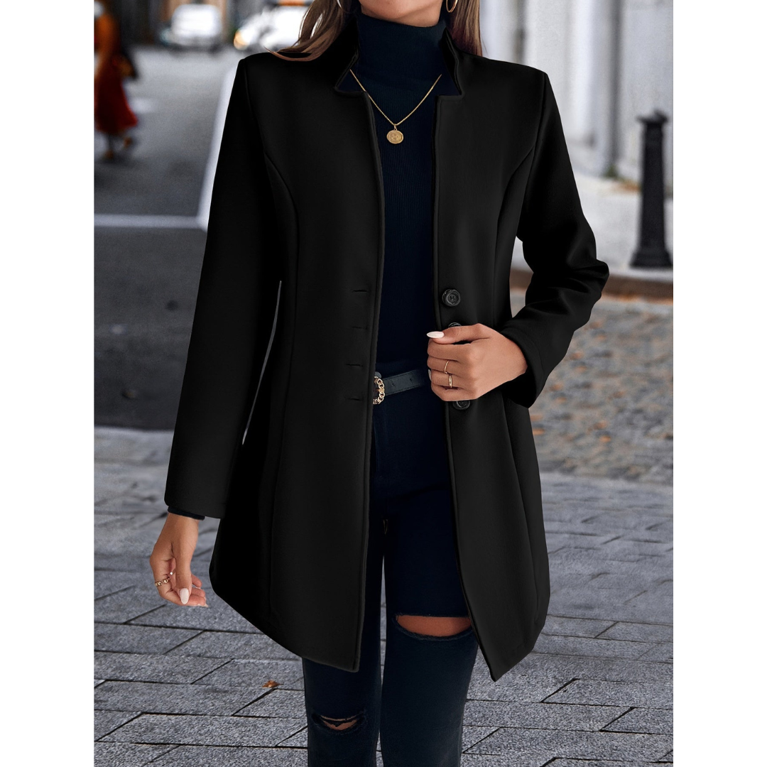 Women's Short Trench Coat – Classic Winter Trench Coat | Warm Cold Weather Jacket