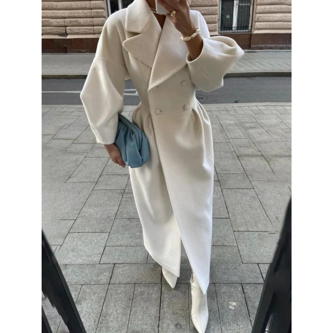 Women's Trench Coat - Luxury Long Elegant Winter Coat | Classic Design