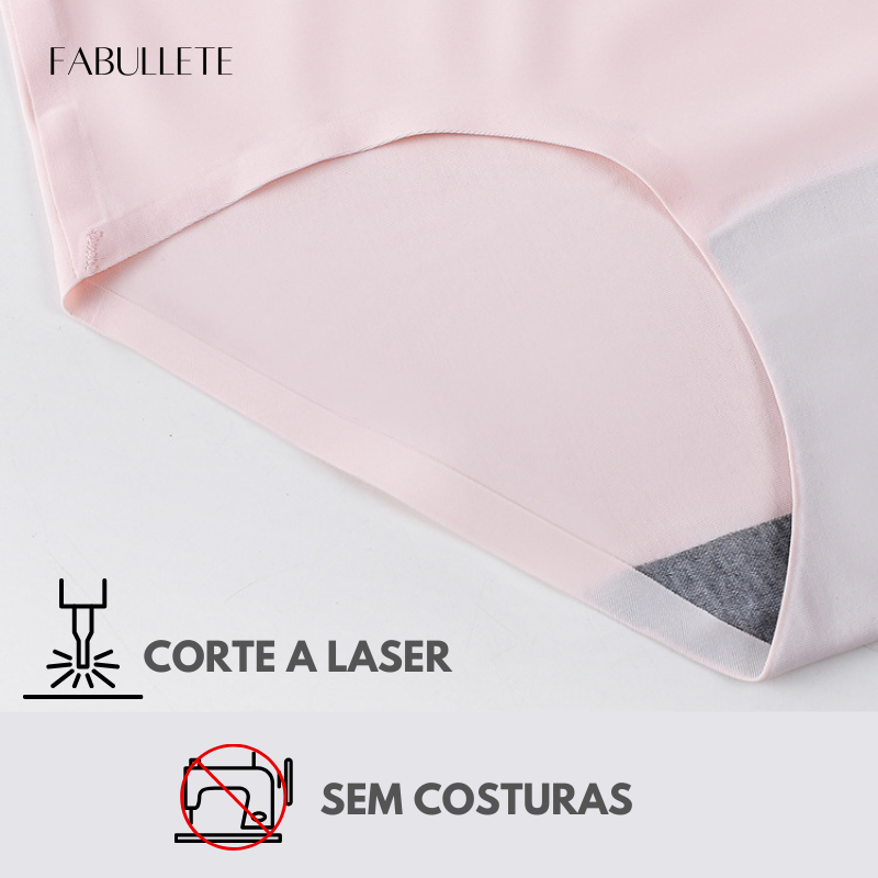 Calcinha Sem Costura Kit 10 Peças - Conforto Para o Dia Todo, Segunda Pele