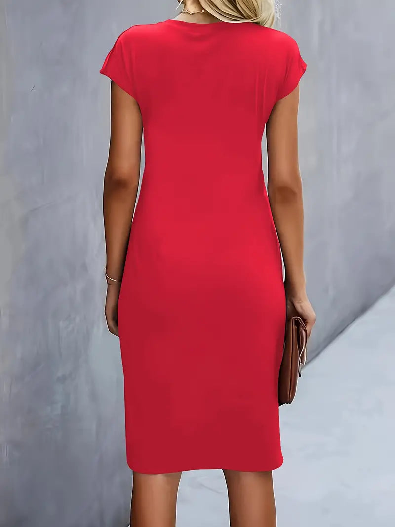 Premium Midi Dress – Everyday Comfortable Midi Length Dress | Liora's Boutique