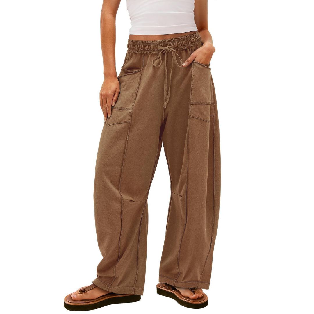 Baggy Lounge Pants – Chic Relaxed Fit Pants With Elastic Waistband | Unisex