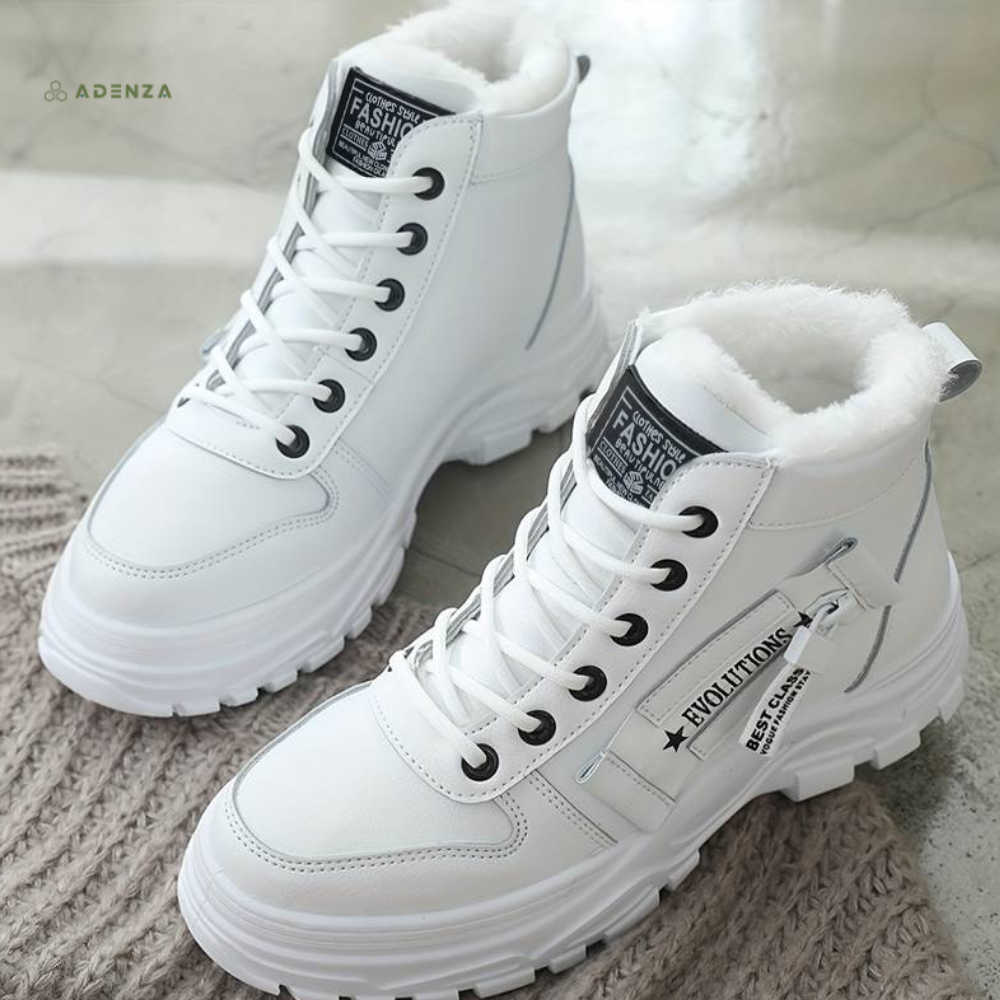 Fur-Lined Winter Boots - Waterproof Cozy Winter Footwear with Non Slip Sole