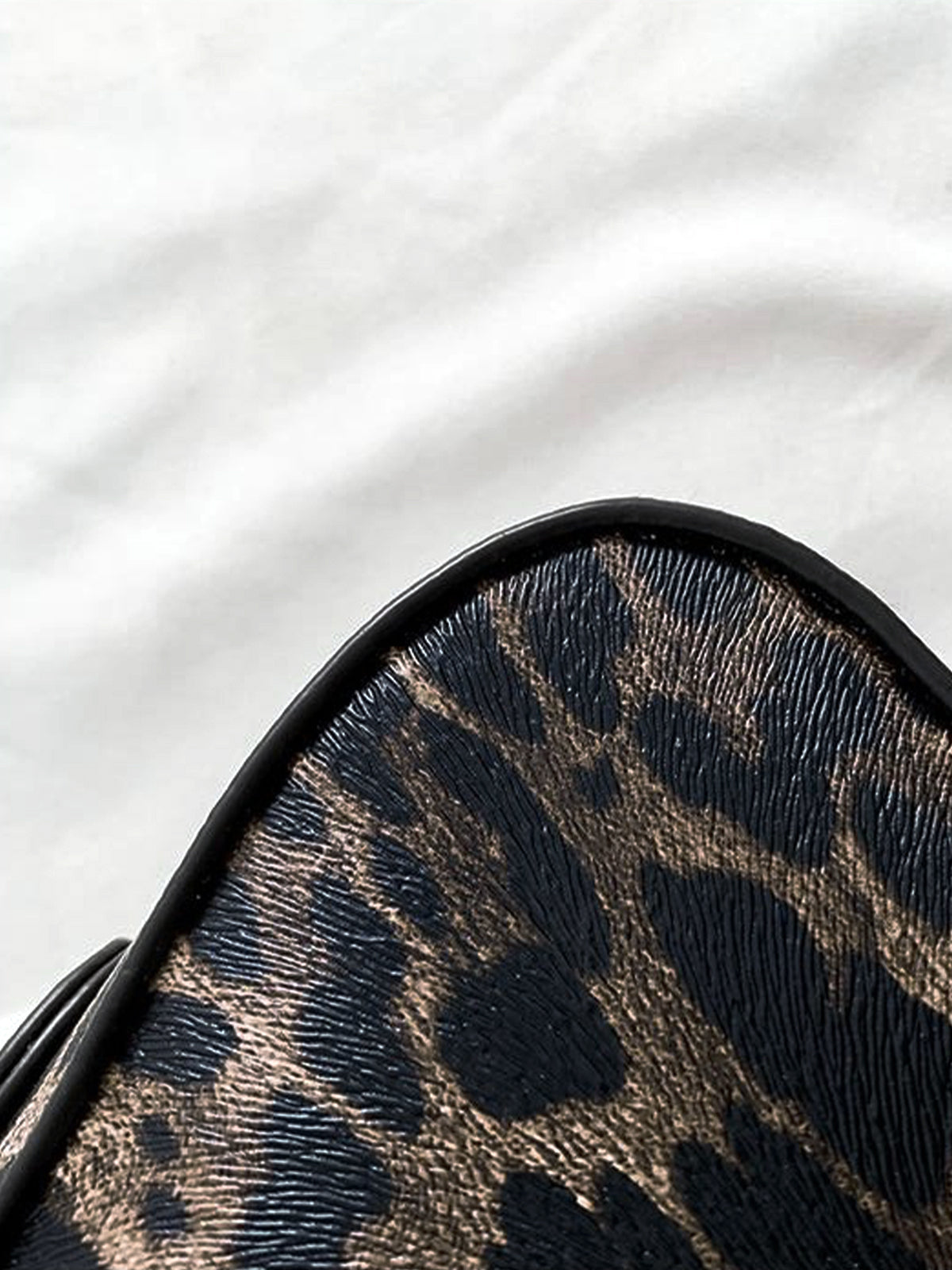 Sleek Leopard Bag – Stylish Buckle Purse | Vegan Leather Compact Arm Candy