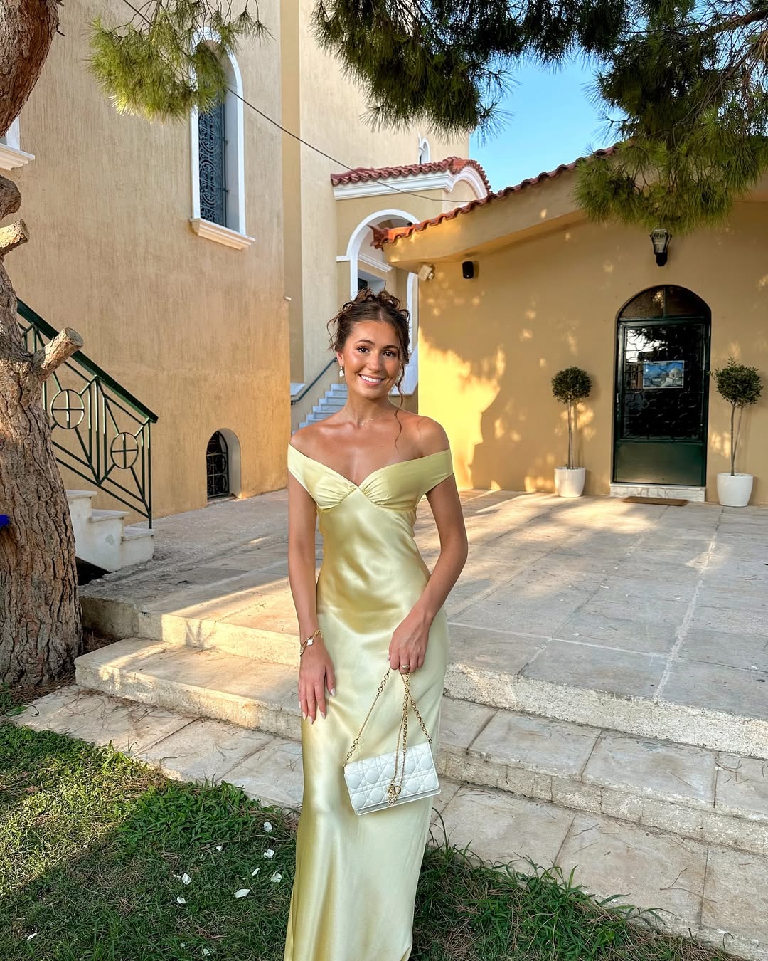 Strapless Satin Evening Dress – Elegant Off Shoulder Cocktail Gown