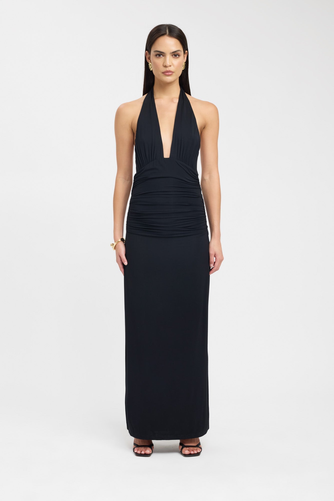 Halter Maxi Dress – Elegant Flowing Gown for Weddings & Formal Evenings