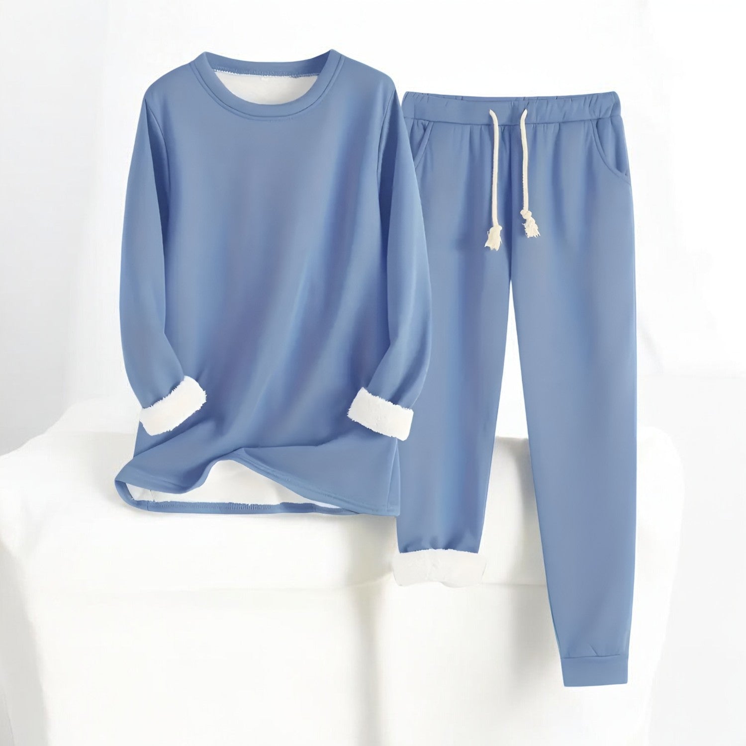 Warm Comfort Co-Ord – Cozy Fleece Loungewear Set | Soft Breathable Fabric