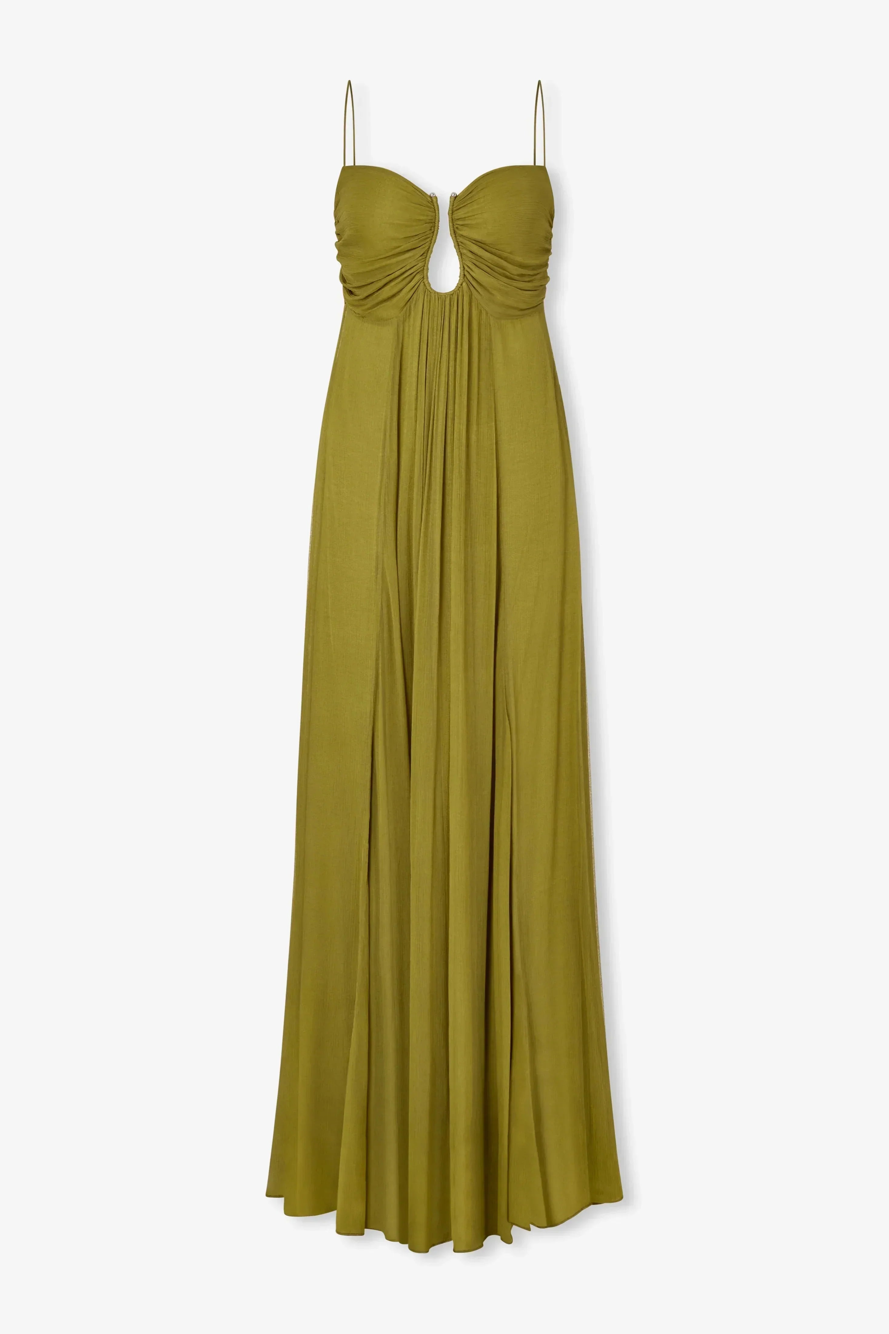 High Neck Maxi Dress – Classic Elegant Evening Gown With Lightweight Breathable Fabric