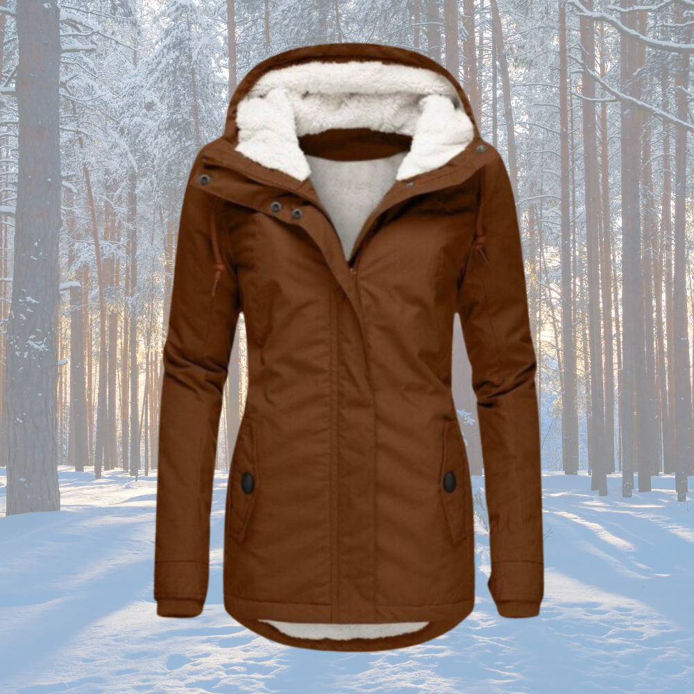 Fleece Lined Jacket – Women's Cozy Warm Winter Coat With Soft Fleece Lining