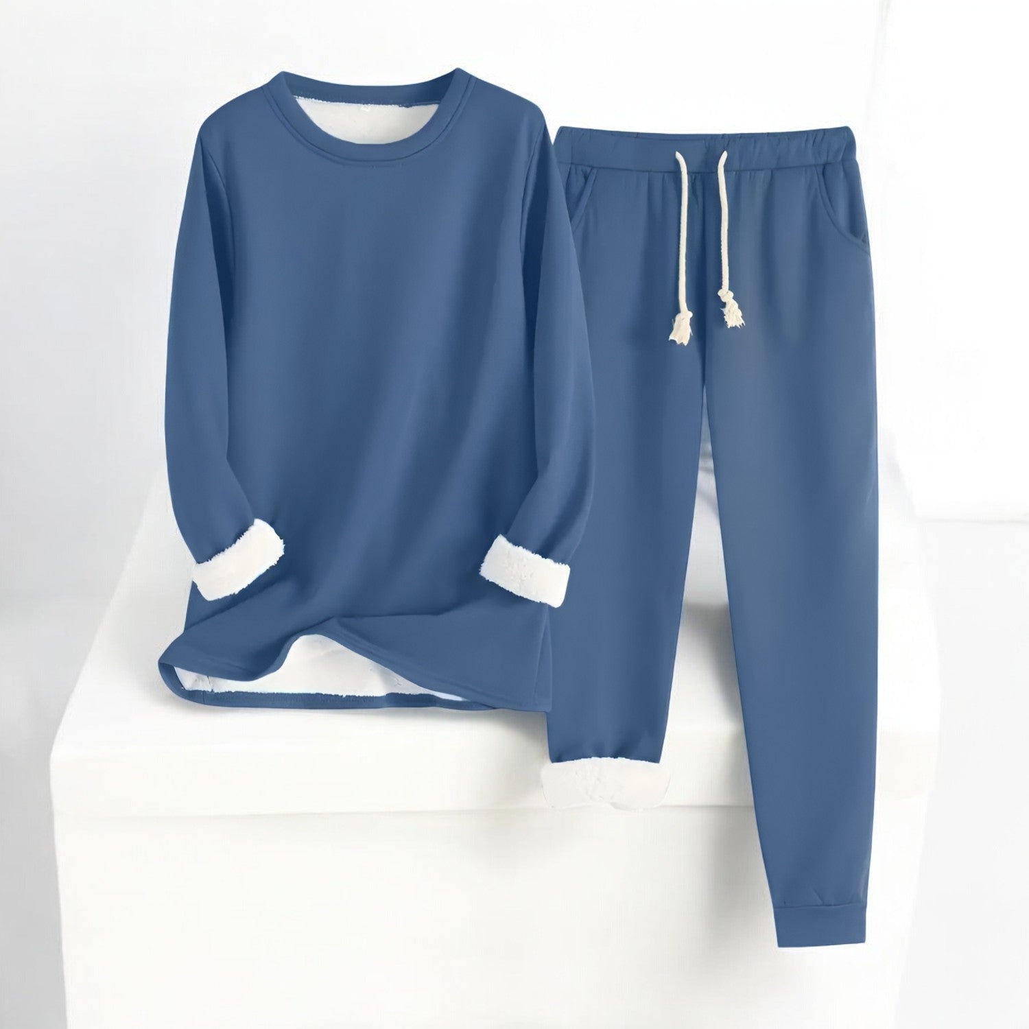 Warm Comfort Co-Ord – Cozy Fleece Loungewear Set | Soft Breathable Fabric