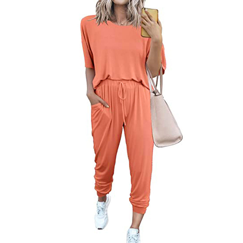 Summer Lounge Set – Comfy Breathable Loungewear With Relaxed Fit & Soft Fabric