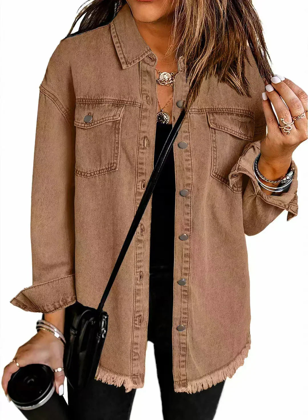 Classic Denim Jacket – Structured Button-Up Women’s Denim Outerwear Style