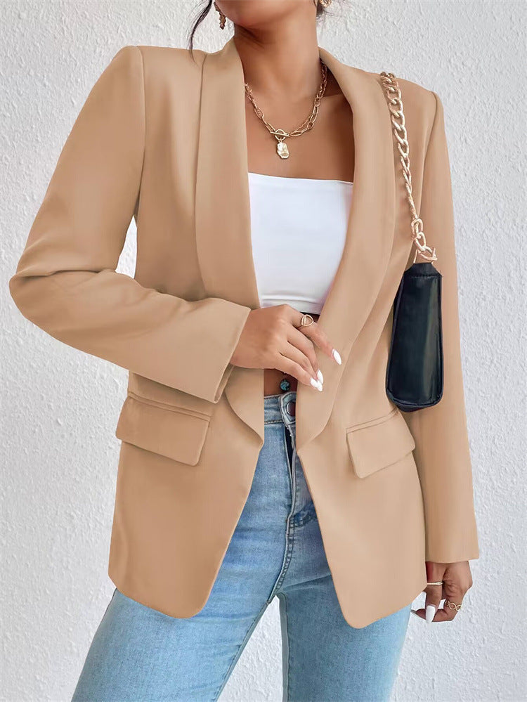 Elegant Blazer Women – Chic Tailored Fit Women's Jacket for Office Wear