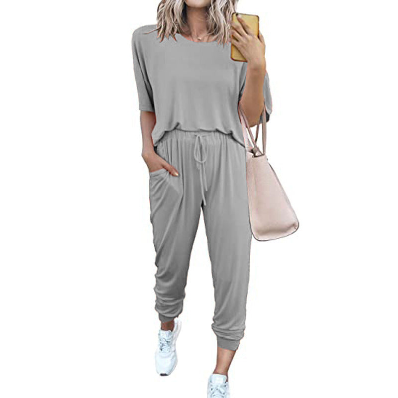 Summer Lounge Set – Comfy Breathable Loungewear With Relaxed Fit & Soft Fabric