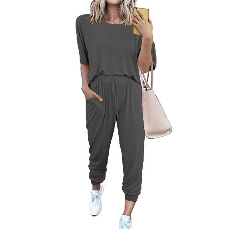 Summer Lounge Set – Comfy Breathable Loungewear With Relaxed Fit & Soft Fabric