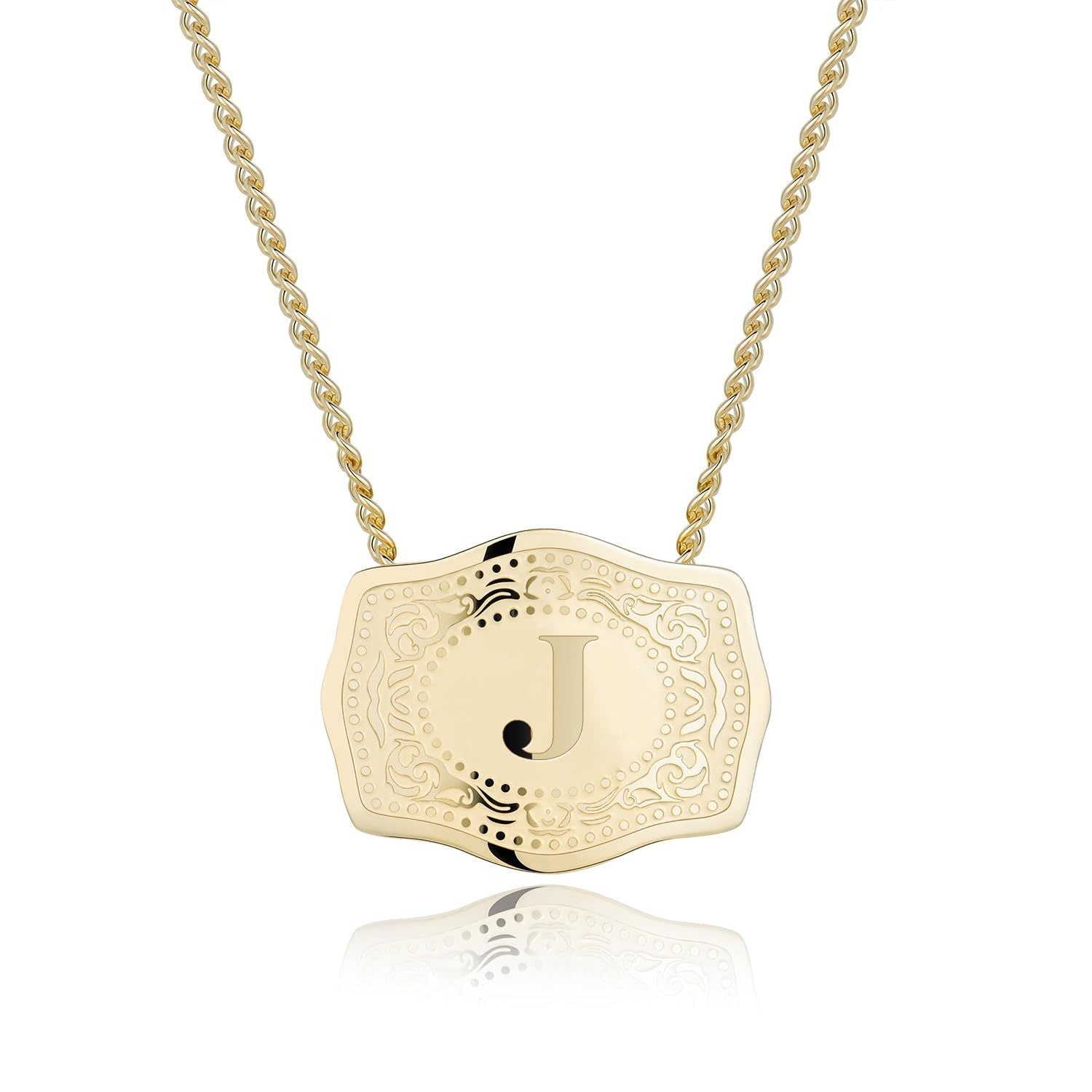 Initial Letter Necklace – Sleek Pendant Necklace with Stylish Initial Charm