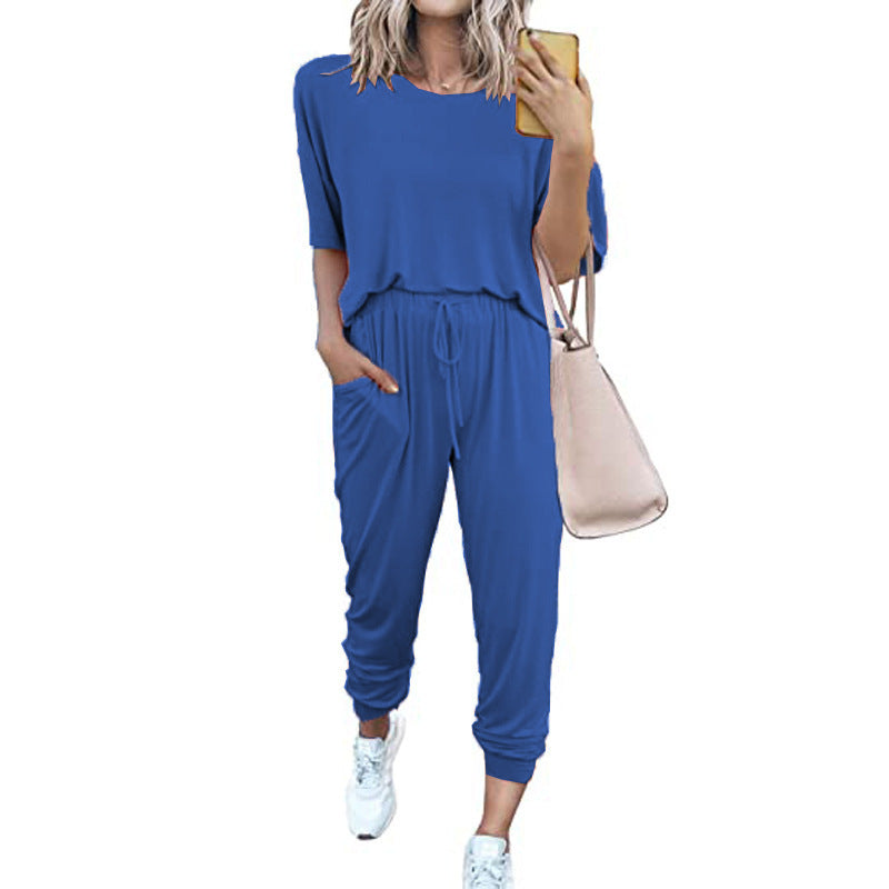Summer Lounge Set – Comfy Breathable Loungewear With Relaxed Fit & Soft Fabric