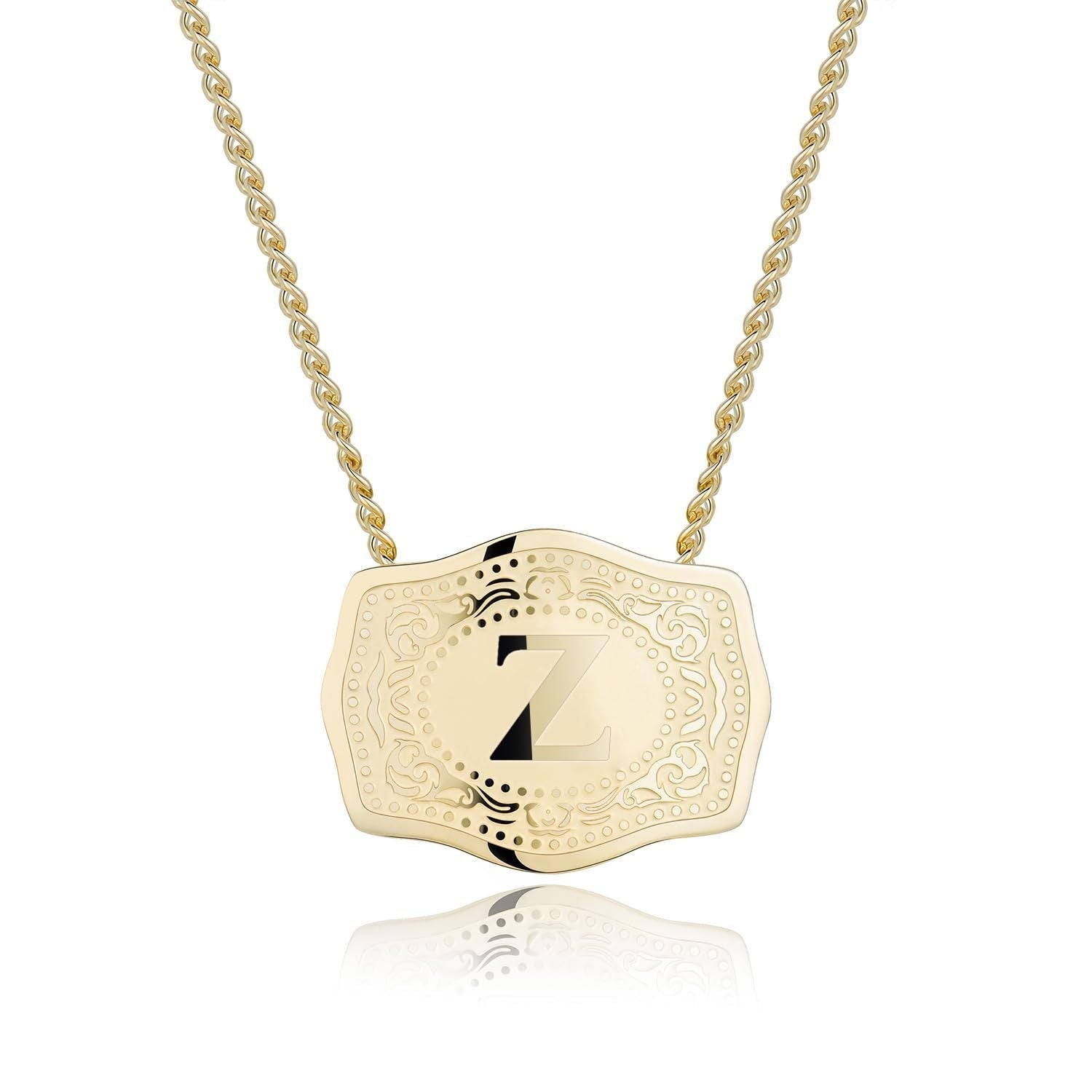Initial Letter Necklace – Sleek Pendant Necklace with Stylish Initial Charm