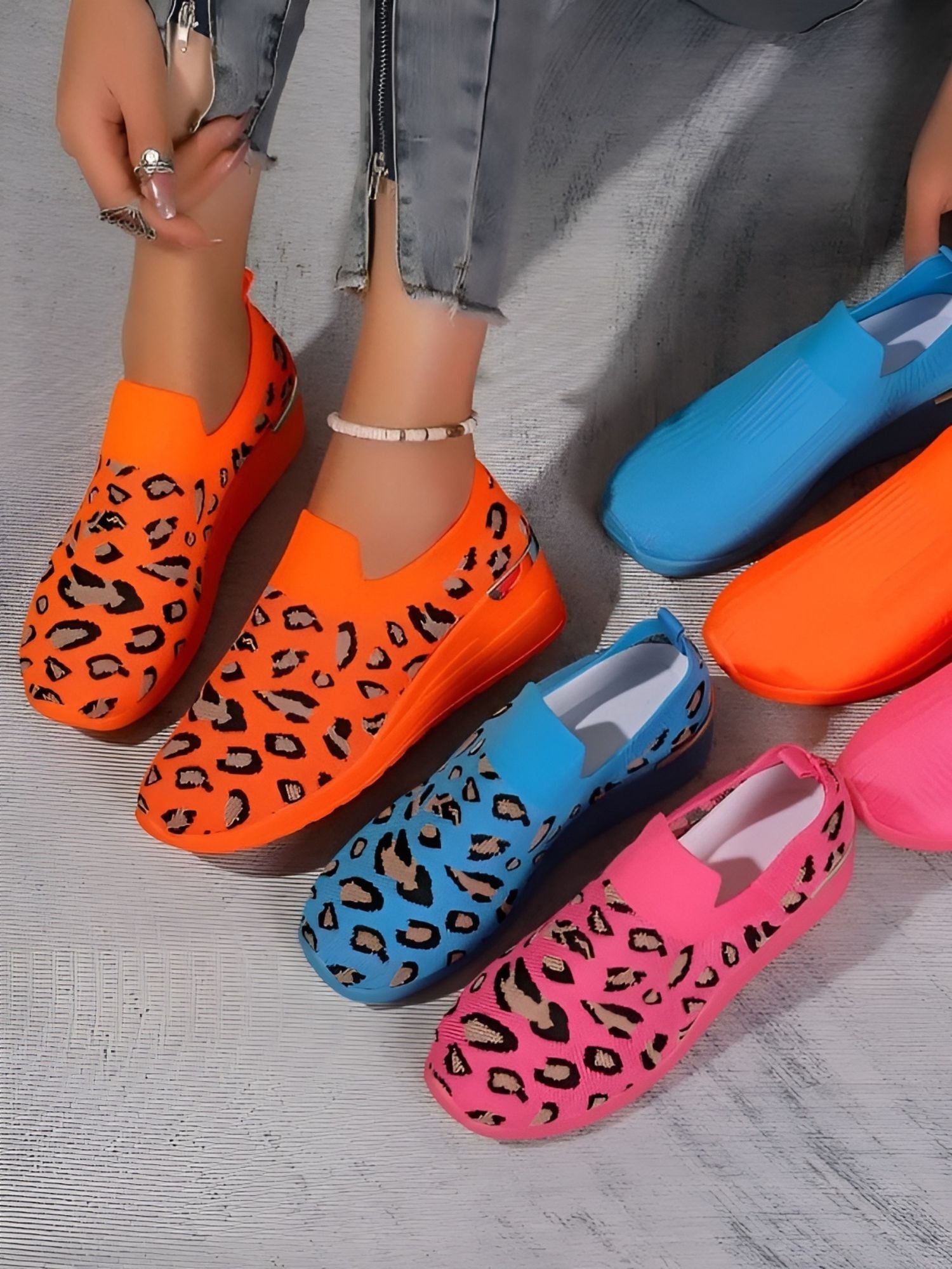 Trendy Everyday Sneakers – Lightweight Women's Casual Shoes with Durable Sole