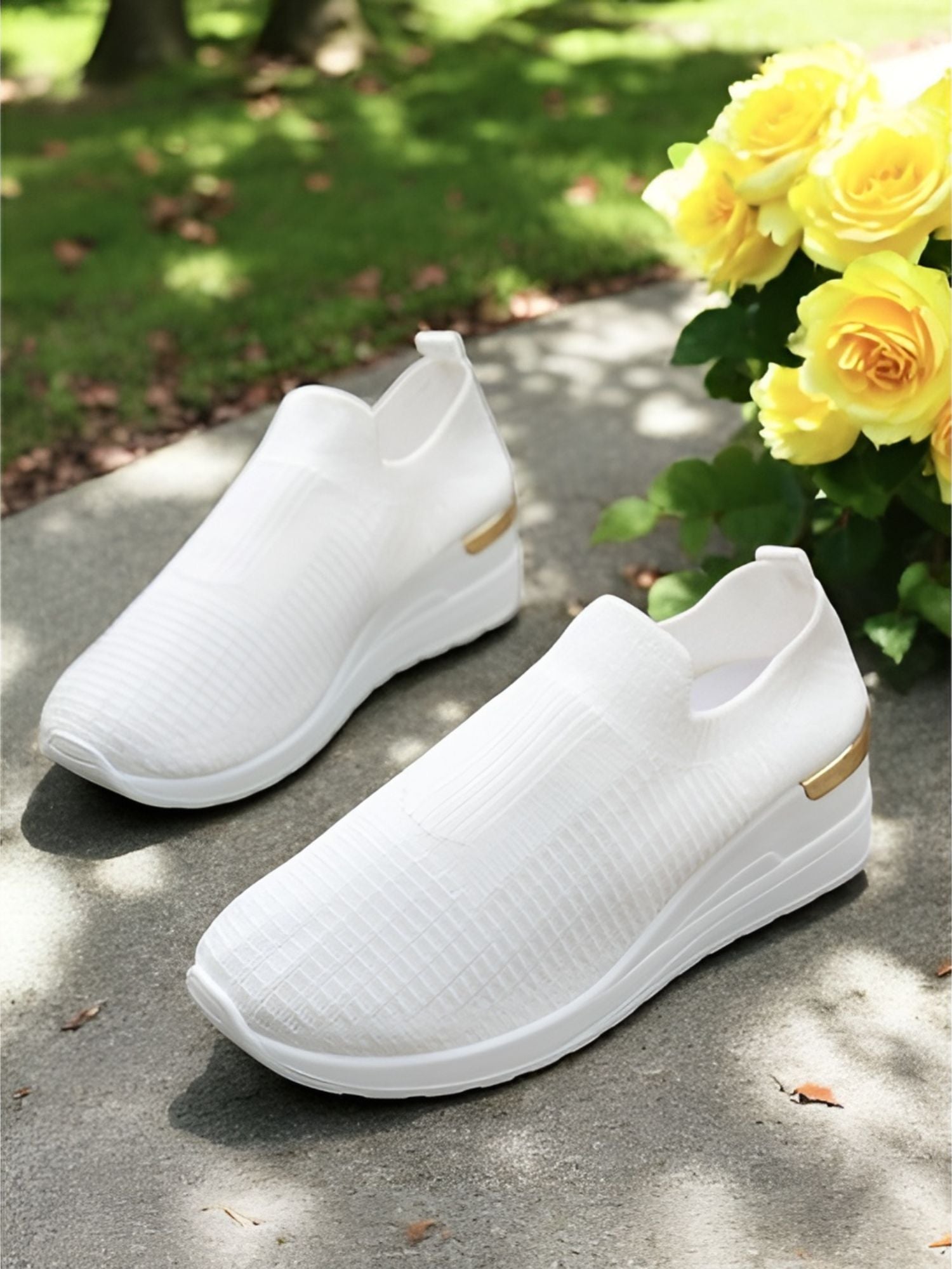 Trendy Everyday Sneakers – Lightweight Women's Casual Shoes with Durable Sole