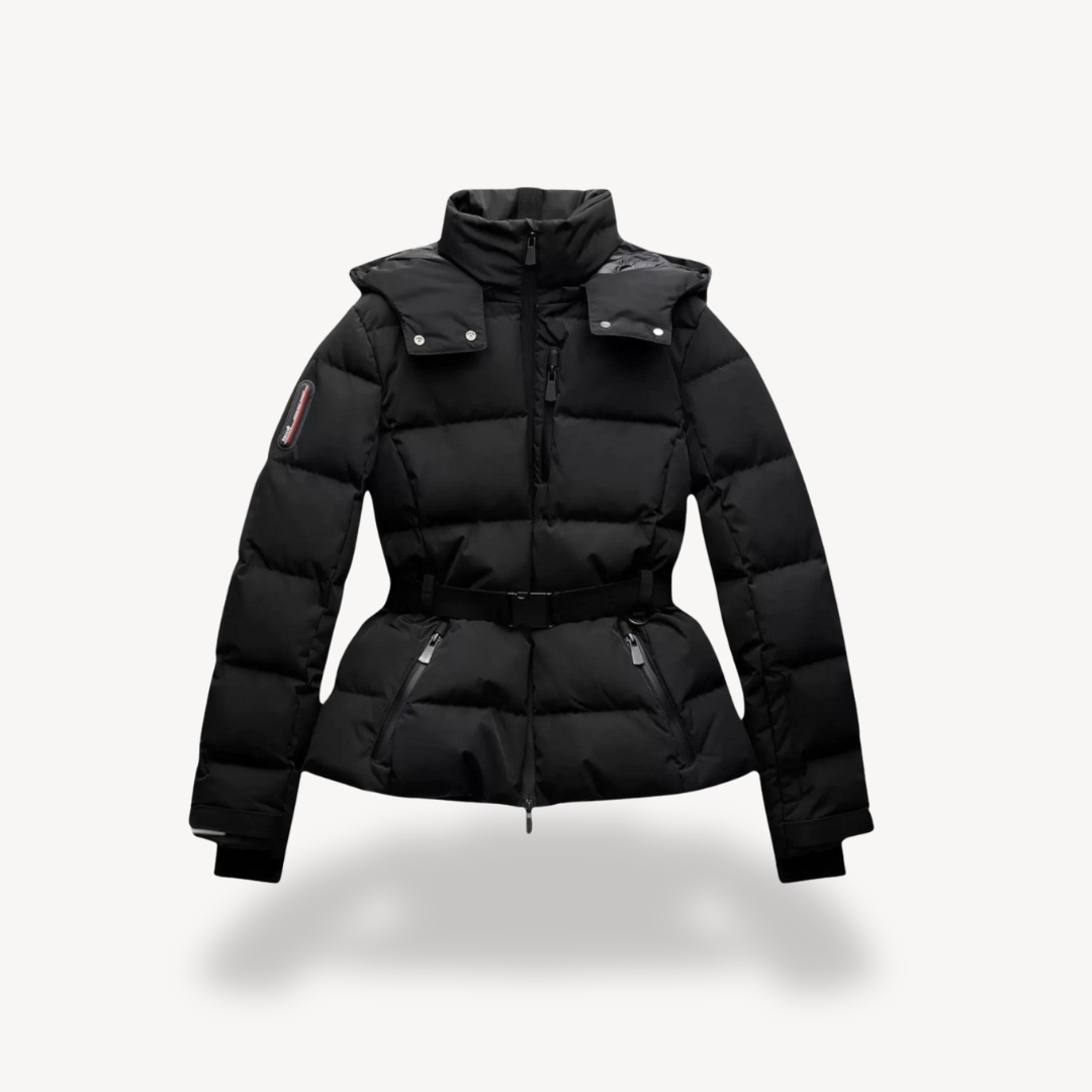 Water-Resistant Puffer Jacket | Stylish Cold Weather Wear With Zip-Front Stand Collar Design