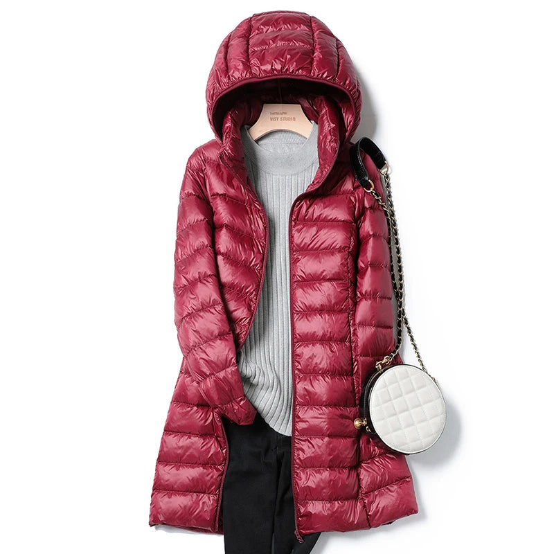 Parka Acolchada Mujer con Capucha, Ligera y Moderna para Otoño e Invierno - Varios Colores Disponibles