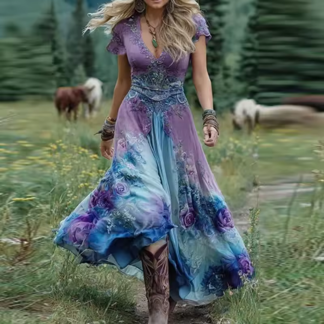 Chic Print Midi Dress – Versatile Civora Dress With Flattering Modern Prints