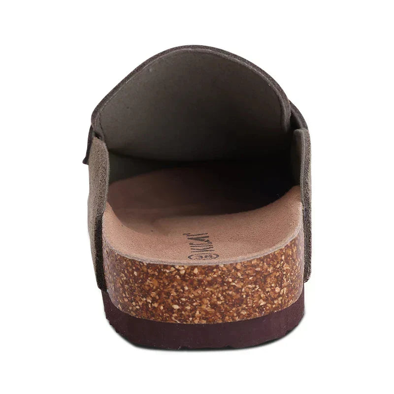 Orthopedic Suede Clogs – Premium Slip-On Footwear With Arch Support & Durable Sole