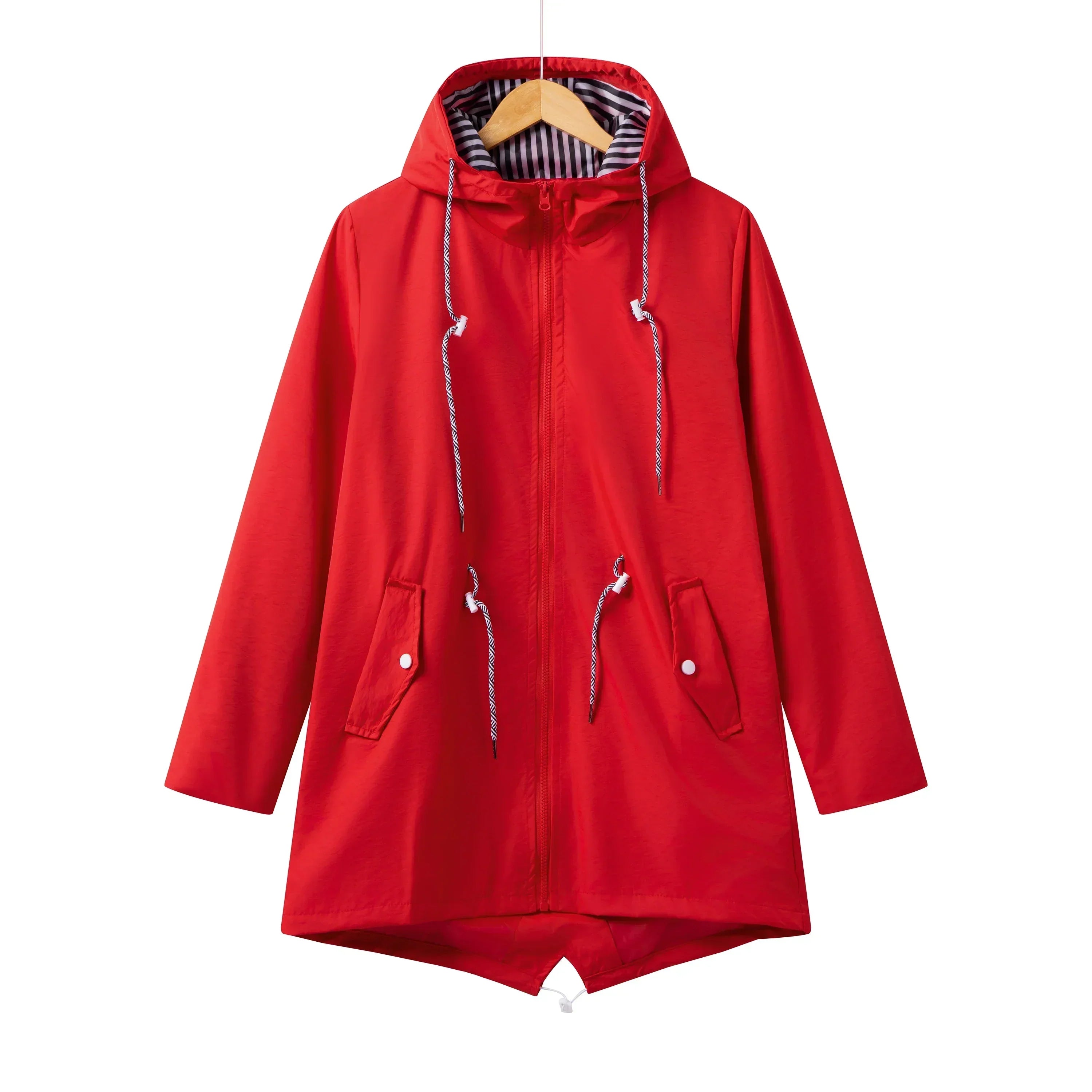 Lightweight Women's Raincoat – Water-Resistant Jacket With Hood, Breathable & Packable
