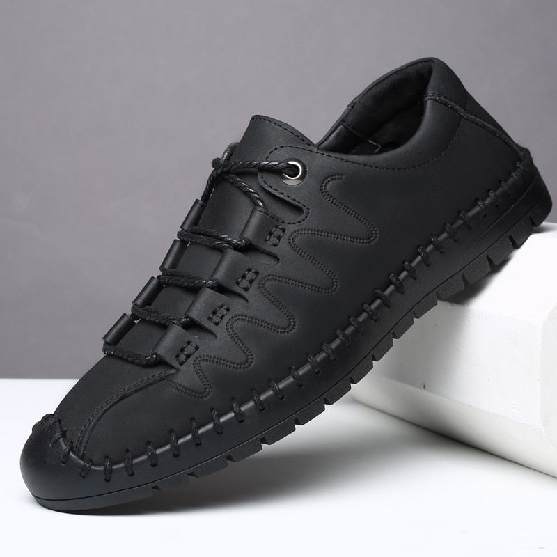 Sapato Aviador Masculino - Confortável, Respirável e Ortopédico Para Clima Quente e Frio