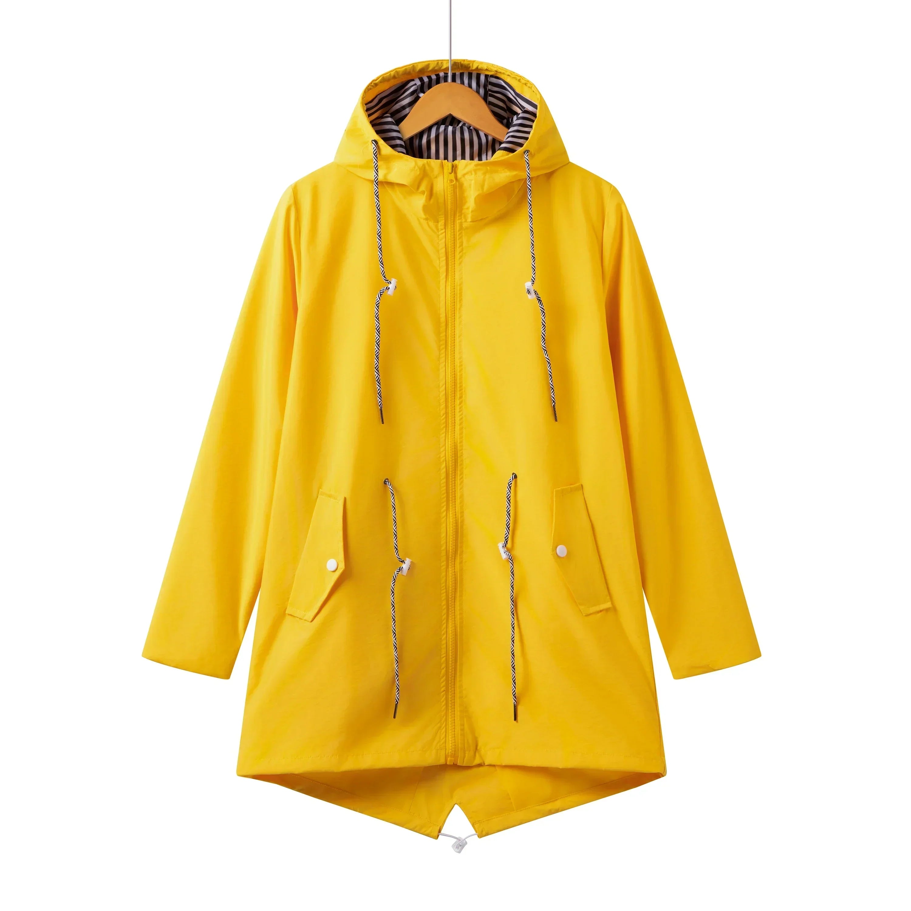 Lightweight Women's Raincoat – Water-Resistant Jacket With Hood, Breathable & Packable
