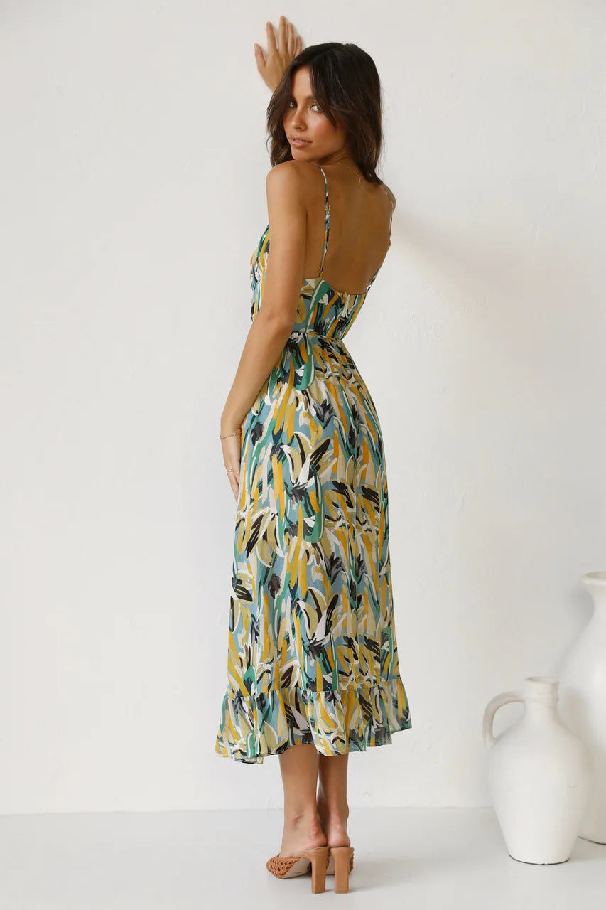 Sun-Kissed Midi Dress – Lightweight Summer Dress With Breezy Silhouette
