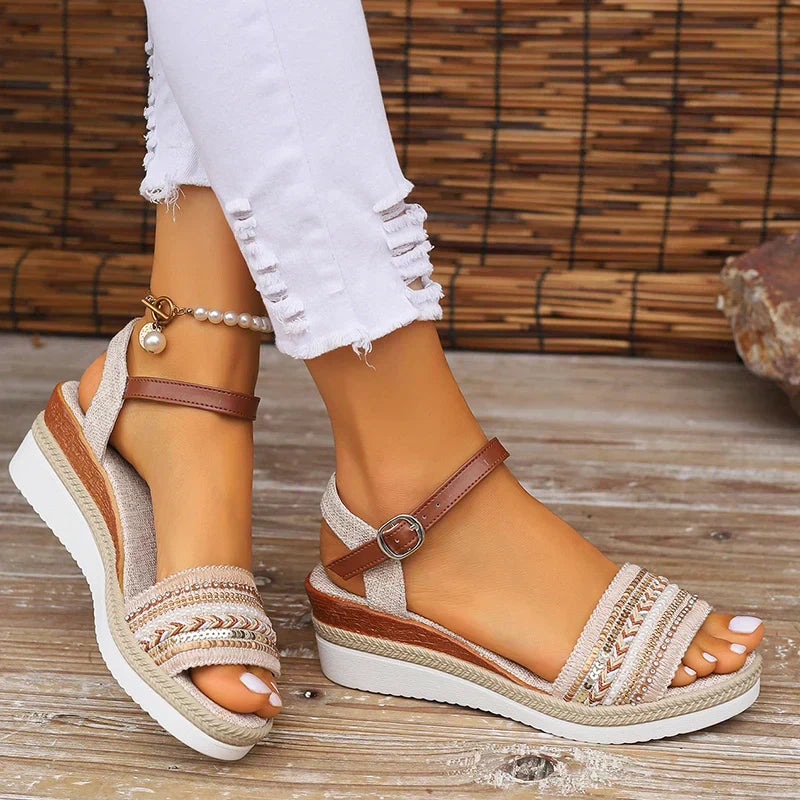 Casual Summer Sandals – Lightweight Comfortable Cushioned Women’s Footwear