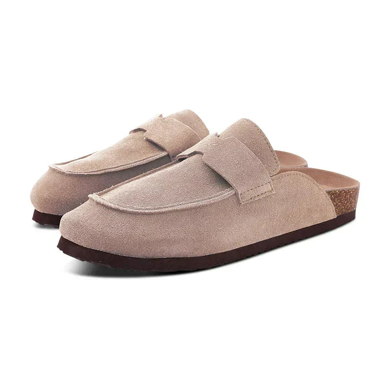 Orthopedic Suede Clogs – Premium Slip-On Footwear With Arch Support & Durable Sole