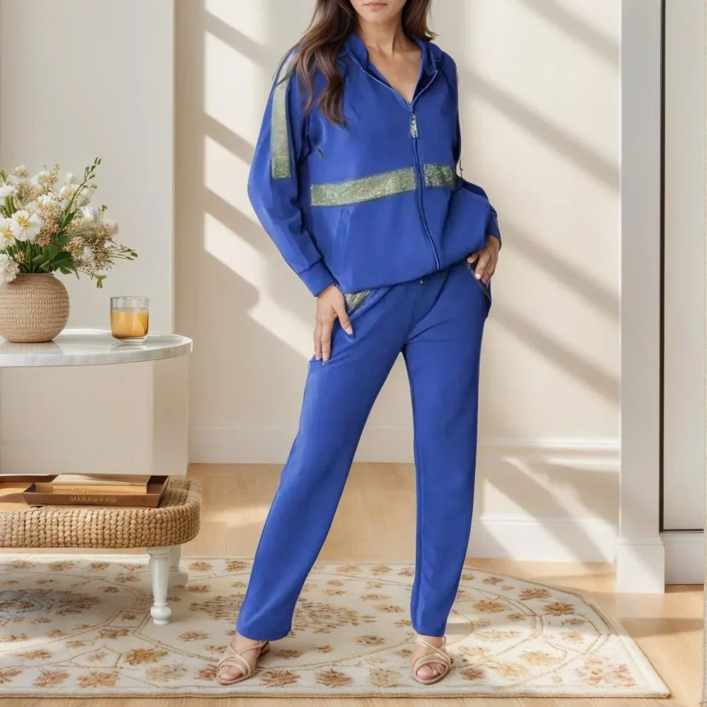 Sleek Soft Shine Outfit – Minimalist Two-Piece Set With Soft Sheen Clothing