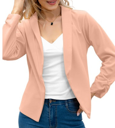 Elegant Blazer Women | Sophisticated Open Front Blazer With Flattering Fit