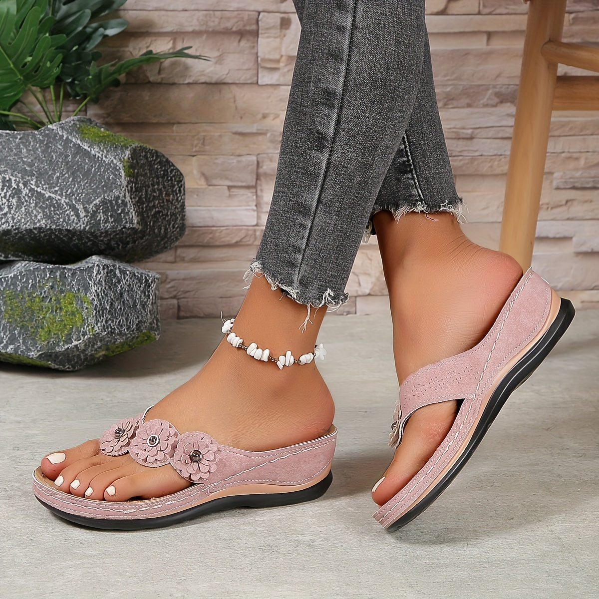 Orthopedic Sandals | Comfortable Vegan Leather Sandals With Gel Sole Comfort