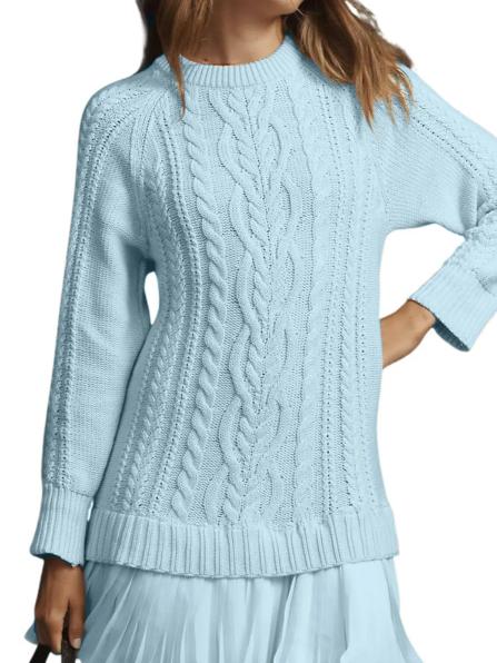 Twist Knit Sweater Dress | Flattering Soft Knit Fabric Casual & Winter Outfit