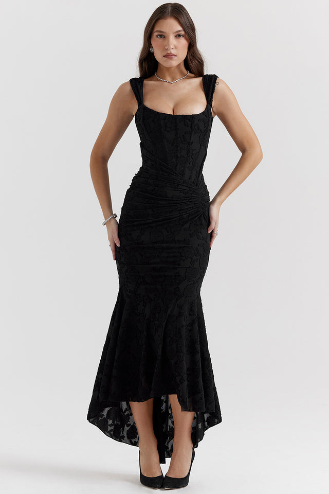 Bodycon Evening Dress - Ruched Sleeveless Cocktail Dress for Elegant Nights